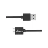 USB-A auf Micro-B USB 3.0 Lade- und Synchronisationskabel MediaRange MRCS239 — 50 cm, 5 Gbit/s, 5 W, Schwarz