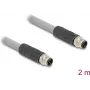 DeLOCK Sensor-/Aktorkabel 2 m RST M12 Grau 80533