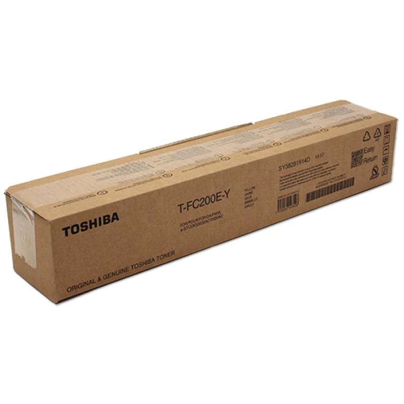 Toshiba 6AJ00000262/T-FC200EY Toner-Kit Gelb. 33.6K Seiten für Toshib