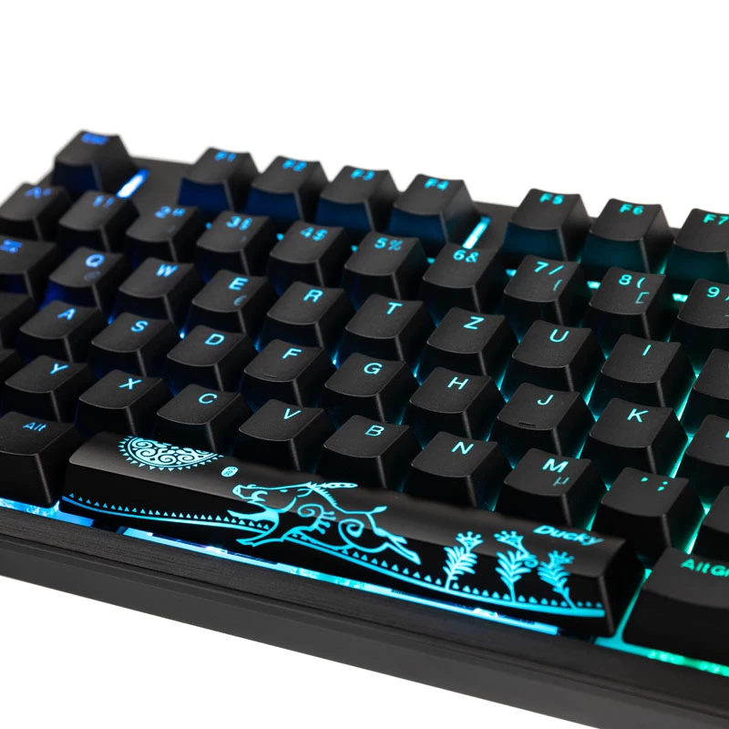 Ducky Shine 7 Tastatur Gaming USB Deutsch Schwarz