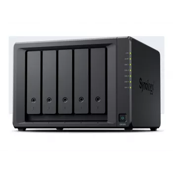 Synology DX525 Desktop-Erweiterungseinheit 5-Bay für 3,5-Zoll-HDD/SSD, SATA, Hot-Swap, Schwarz
