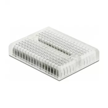 Breadboard DELOCK 18323 — transparentes Kunststoff, 36×46×10 mm