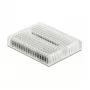 Breadboard DELOCK 18323 — transparentes Kunststoff, 36×46×10 mm