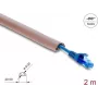 Kabelkanal DELOCK 20762 PVC braun 1 Stk. Kabelmanagement Schutzschlauch