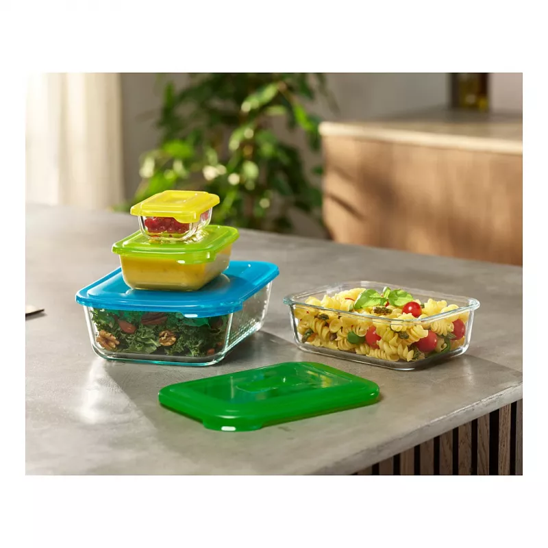 Joseph Joseph Nest Aufbewahrungsbehälter - 4-teiliges Glasset