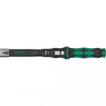 Drehmomentschlüssel Wera Click-Torque X 7 mit schwarz-grünem Griff, Vierkantantrieb-Einsatz 14x18 mm