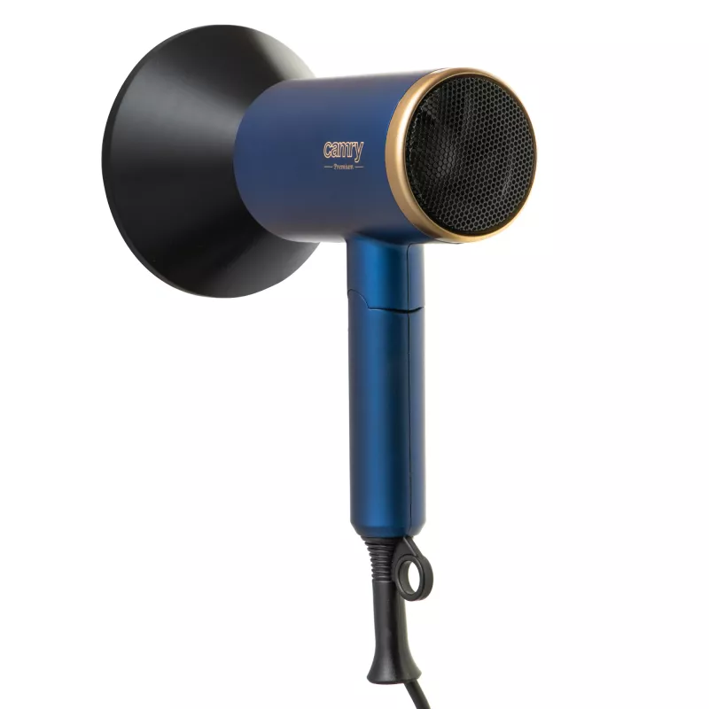 Camry | Haartrockner | CR 2268 | 1800 W | 2 Temperaturstufen | Ionenfunktion | Diffusoraufsatz | Blau/Gold