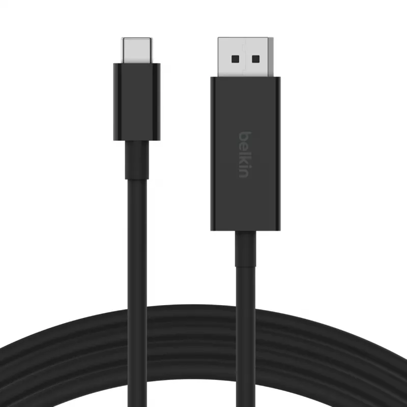 Belkin AVC014bt2MBK 2 m USB Type-C DisplayPort Schwarz