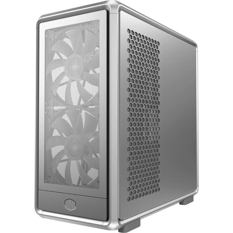 PC Midi Tower Cooler Master MasterFrame 600 Mesh Silber — unterstützt ATX/EATX, vorne 2×200mm, 2,5-Zoll/3,5-Zoll-Laufwerke