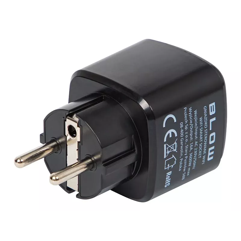 Smart-Steckdose BLOW TUYA V3 WLAN-gesteuert 16A, Einzelsteckdose, Fern-EIN/AUS