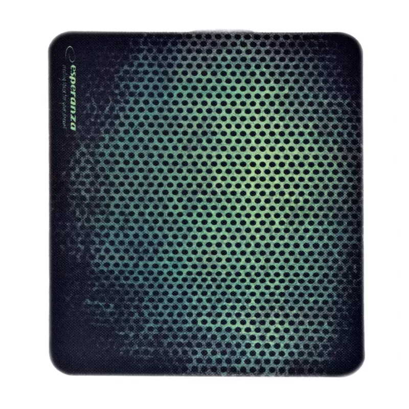 Mauspad ESPERANZA EGP102G — Gaming-Gummimatte 300×240 mm, 3 mm, grün/schwarz, rutschfest