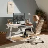 Ergo Office Kinder ergonomisch höhenverstellbarer Schreibtisch, grau, max. 100 kg, ER-417 2cz