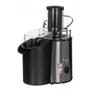 Entsafter CLATRONIC AE 3532 1000 W, Edelstahlgehäuse, 2 L Tresterbehälter, 2 Geschwindigkeiten, Tropfstopp