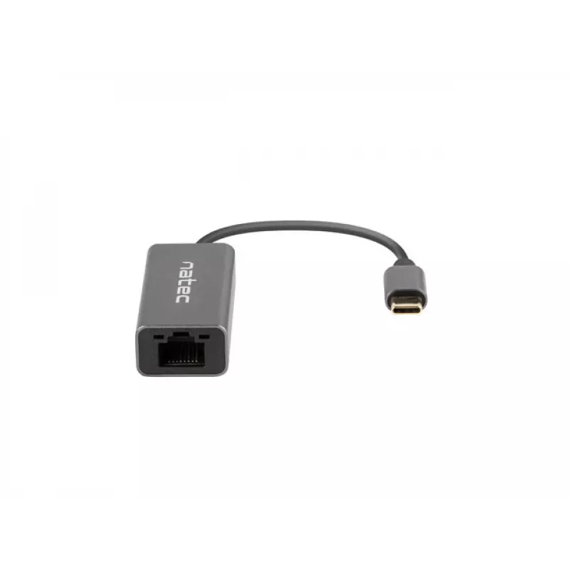 NATEC Cricket USB 3.2 Gen 1 Type-C Grau Ethernet Hub 1000 Mbit/s