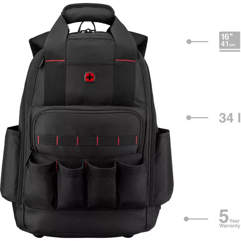 Notebook-Rucksack Wenger 653723 für 40,6 cm (16 Zoll) Laptops, Tragbarer Rucksack