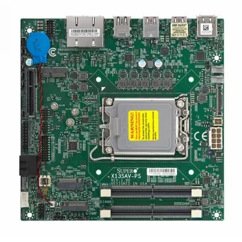 Supermicro Mainboard MBD-X13SAV-PS mini-ITX Socket 1700 DDR5-only Single (MBD-X13SAV-PS-O)