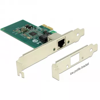 DeLock PCI Express Card > 1 x Gigabit LAN - Netzwerkadapter - PCIe 2.1 Low-Profile - Gigabit Ethernet