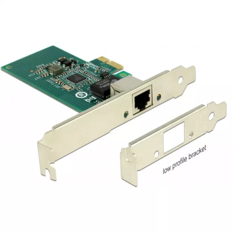 DeLock PCI Express Card > 1 x Gigabit LAN - Netzwerkadapter - PCIe 2.1 Low-Profile - Gigabit Ethernet