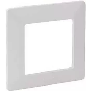 Wandplattenrahmen Legrand Vlife 754001, 1-fach, Design Weiß