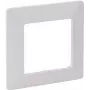Wandplattenrahmen Legrand Vlife 754001, 1-fach, Design Weiß