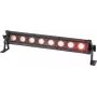 LED T-Bar EUROLITE 51914098 8 QCL IP-zertifizierte Lichtleiste, 8 QCL LEDs, wettergeschützt