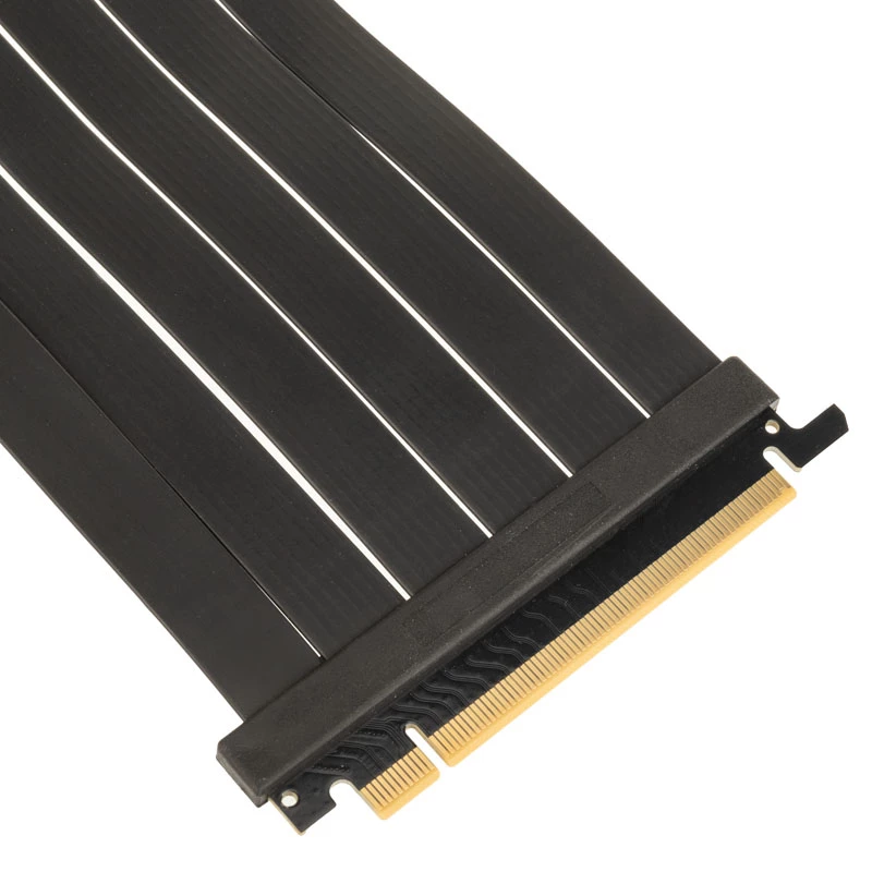 Kolink PCI Express 5.0 x16 zu x16 Riser-Kabel, 180 Grad, schwarz – 30 cm