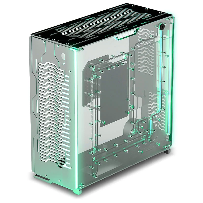 Singularity Computers Wraith ITX/DTX PC-Gehäuse, Silber