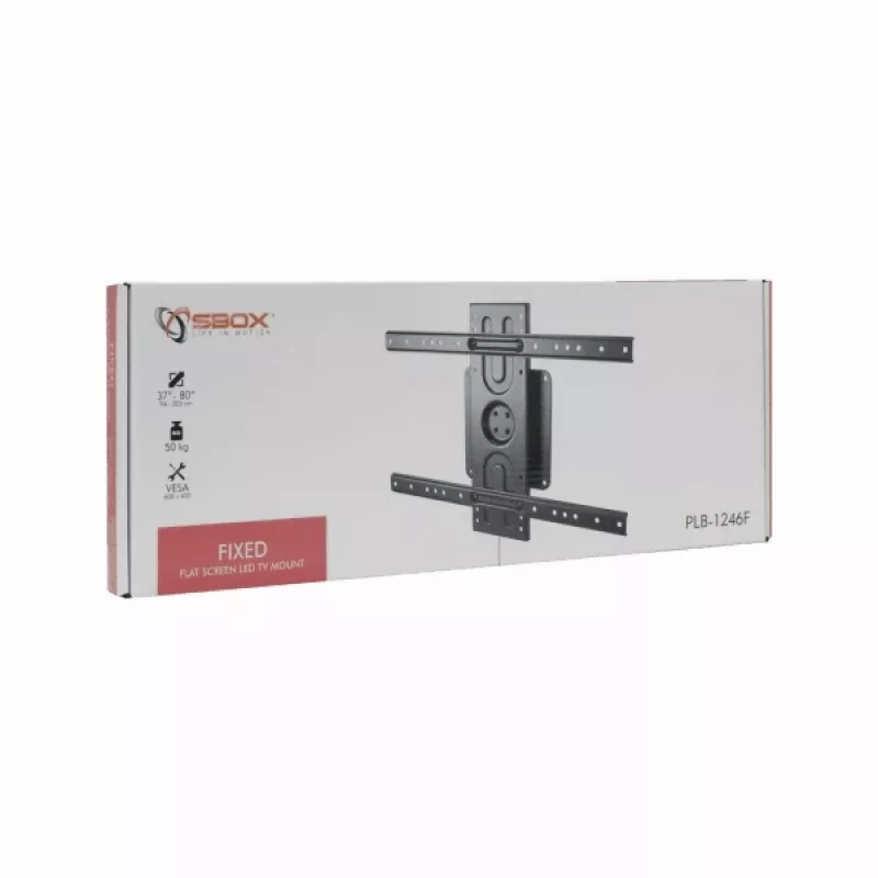 Sbox PLB-1246F Feste Flachbildschirm-TV-Halterung 37-70 50kg