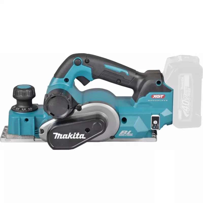 Akku-Hobel KP001GZ, 40 Volt, Elektrohobel Blau/Schwarz, ohne Akku und Ladegerät