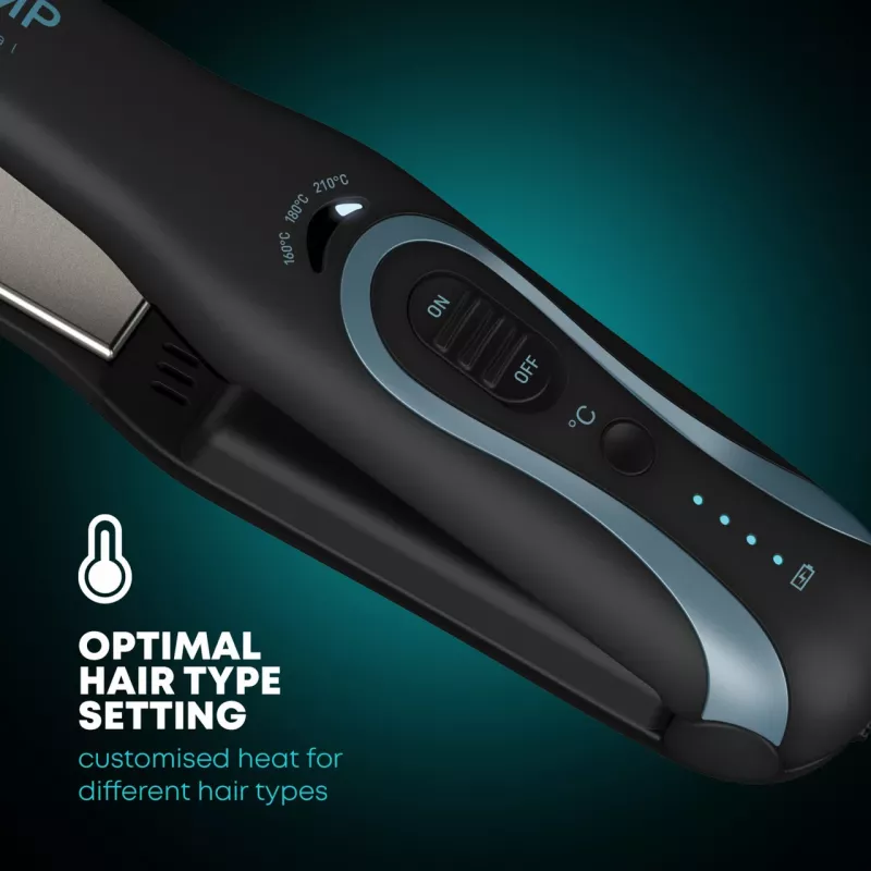 Haarglätter Revamp ST-1750-EU2 kabellos kompakt Keramik, kompakte kabellose Keramikplatten