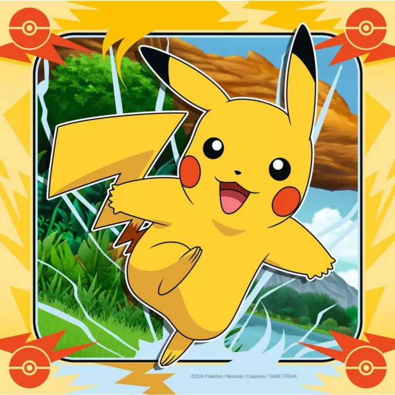 Puzzle Ravensburger Pikachu, Glurak und Evoli — 147 Teile, ab 5 Jahren, 210 × ? mm