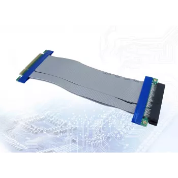 Schnittstellenkarte Inter-Tech 88885364 PCIe Blau Grau