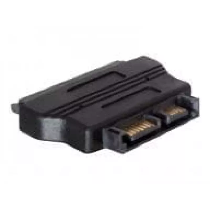 Adapter SATA SATA 22‑Pin BM SATA 13‑Pin M Schwarz DeLOCK
