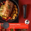 TEFAL Topfset, 4-teilig | L7649453 Ingenio Ultimate | 16/18/20 cm | Aluminium | Schwarz