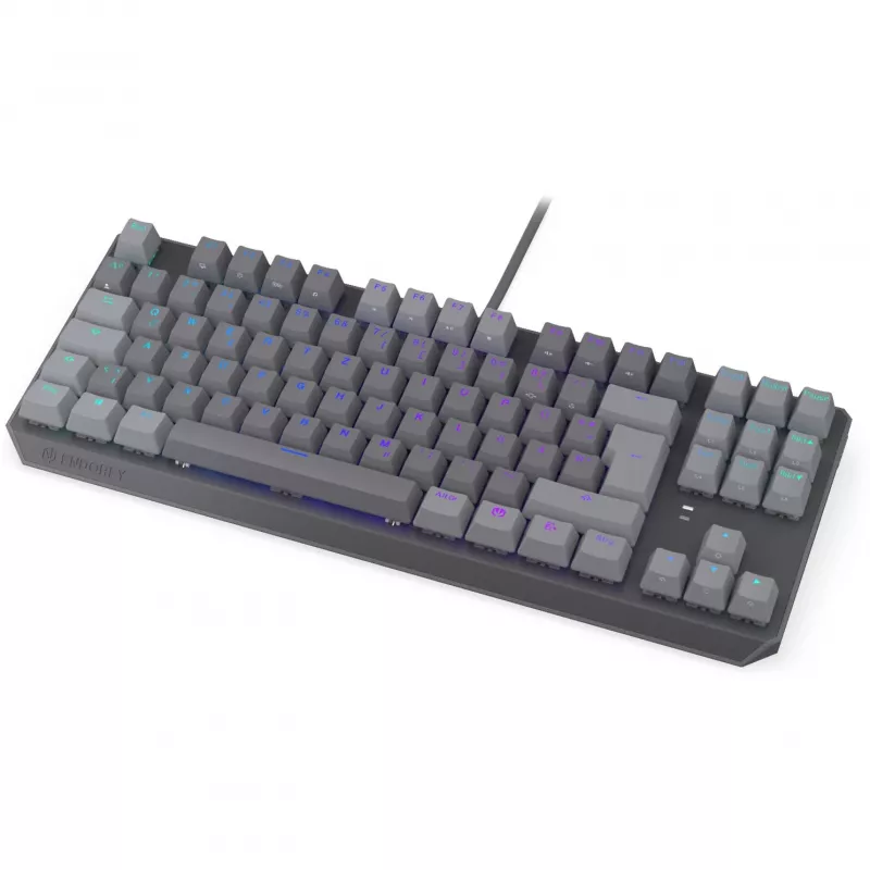 Mechanische Tastatur ENDORFY Thock V2 TKL mit roten Schaltern, Tenkeyless, DE-Layout