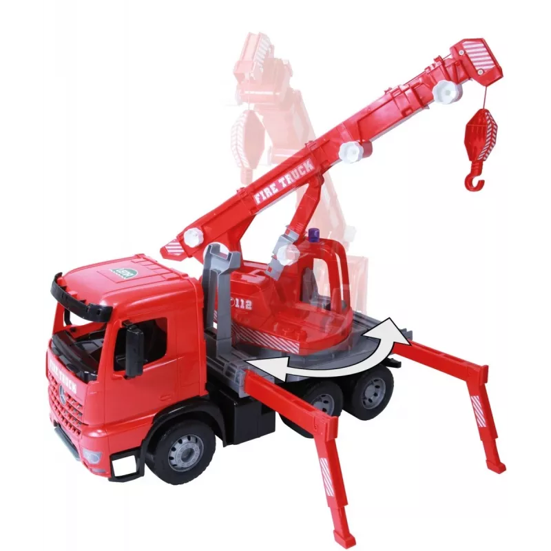 Mechanischer Spielzeug-Kranwagen Lena 02175EC, 70 cm, einzelner brauner Wagen