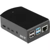 JOY-IT RPI CASE ALU06 - Gehäuse für Raspberry Pi 4, Alu, schwarz (RB-ALUCASEP4+06)