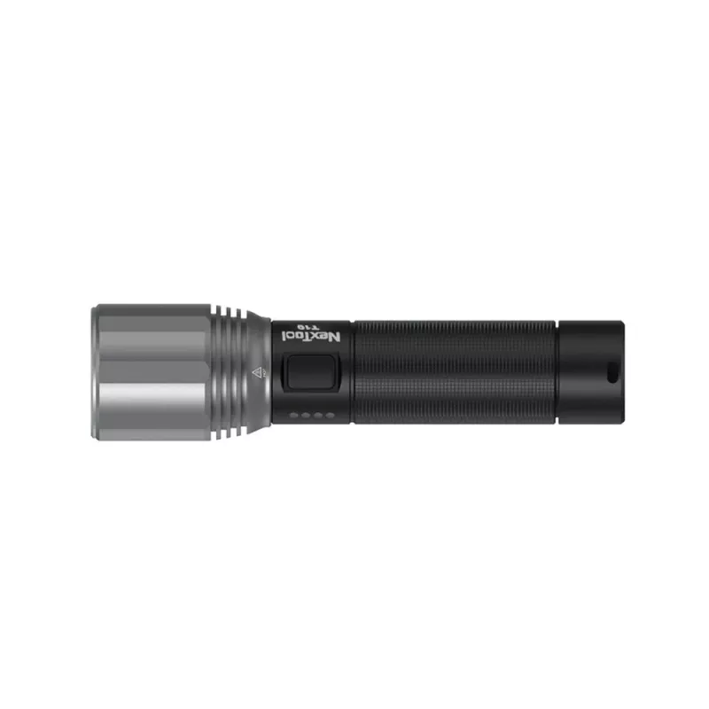 Handheld flashlight Nextool T10 — 2000 lm, 220 m beam, USB‑C, IPX7, Aluminiumgehäuse, 152 mm