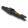 DeLOCK Glasfaser-Schnellverbinder SC Simplex Stecker APC feldkonfektionierbar