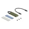 SSD-Gehäuse DeLOCK 42033 Grau M.2 PCI Express 40 Gbit/s