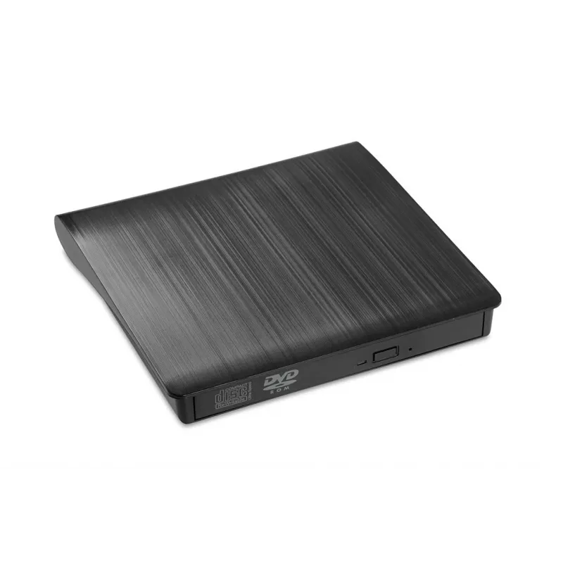 DVD-ROM externes optisches Laufwerk IBOX IED02, USB 3.2 Gen 1, DVD-ROM (8x) / CD-ROM (24x), Schwarz