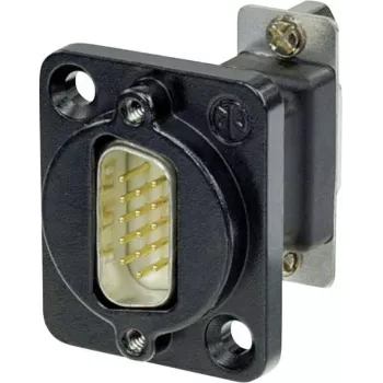 Neutrik D-SUB Adapter D-SUB-Stecker 15pol. - D-SUB-Buchse 15pol. NADB15MF-B 1 St. (NADB15MF-B)
