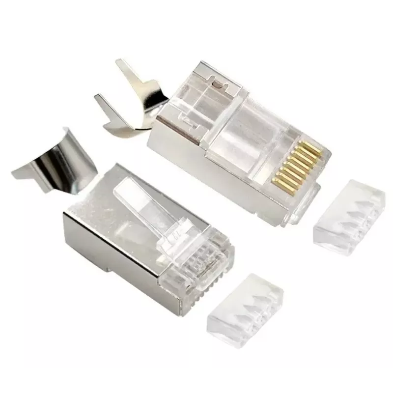RJ45-Stecker GEMBIRD CAT7 8P8C vergoldet 15µ FTP/SFTP, 100er-Pack