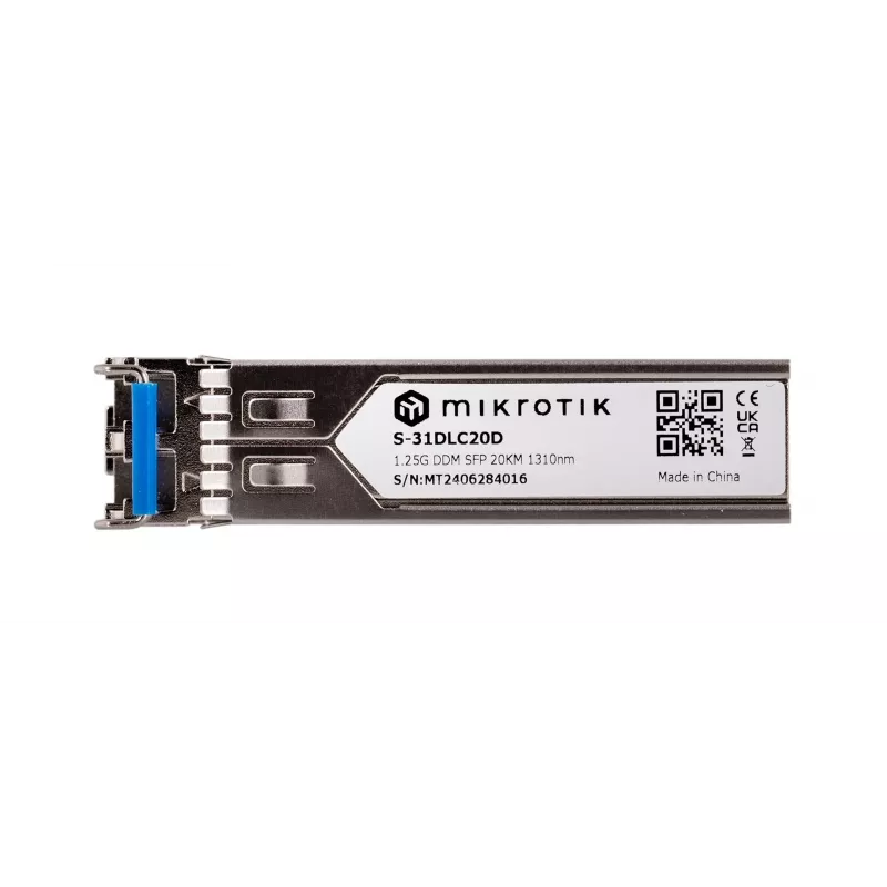Netzwerk-Transceiver-Modul MikroTik S-31DLC20D SFP 1310 nm 1250 Mbit/s 20 km LC