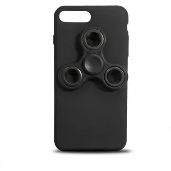Smartphone-Hülle Spinner Case für Samsung A3 (2017) – schwarz, robustes Design