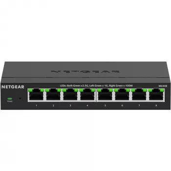 NETGEAR MS308 Unmanaged 2.5G Ethernet (100/1000/2500) Schwarz