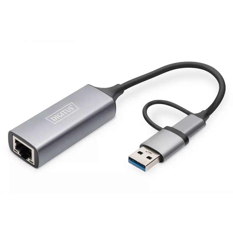 USB Typ-C Gigabit Ethernet Adapter Digitus DN-3028