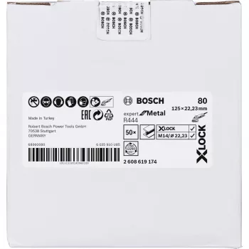 Bosch 2 608 619 174 Drehwerkzeug Schleif-/Schmirgelzubehör Stahl Schleifscheibe