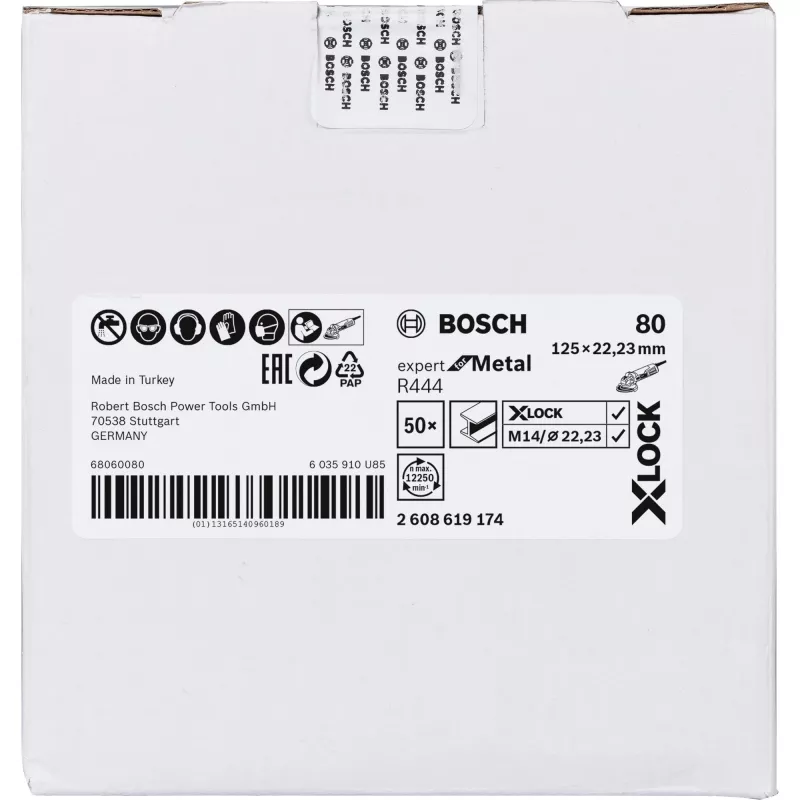 Bosch 2 608 619 174 Drehwerkzeug Schleif-/Schmirgelzubehör Stahl Schleifscheibe