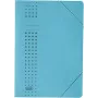 ELBA chic-Elastikmappe aus Karton, A4, Blau (33470 BL) (33470 BL)